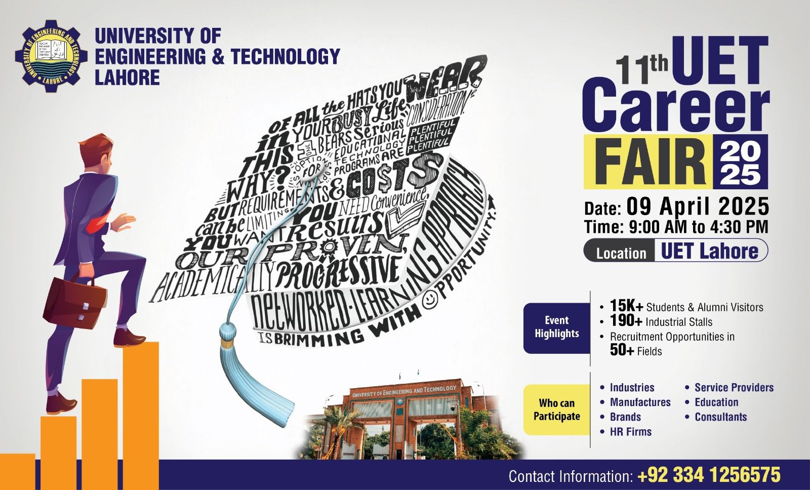 UET to host it's 11th Annual Career Fair 2025 on April 9