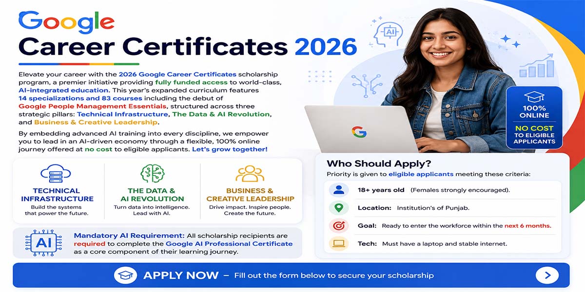 Google Career Certificates 2026..