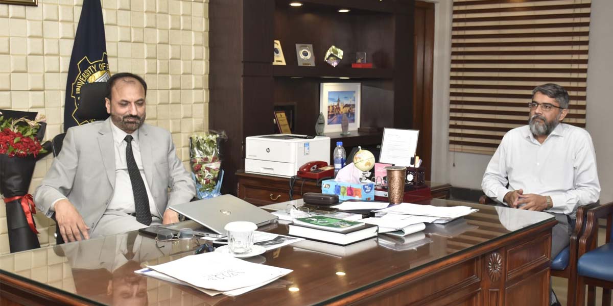 Registrar PTUT Congratulates Vice Chancellor UET on Assuming Office