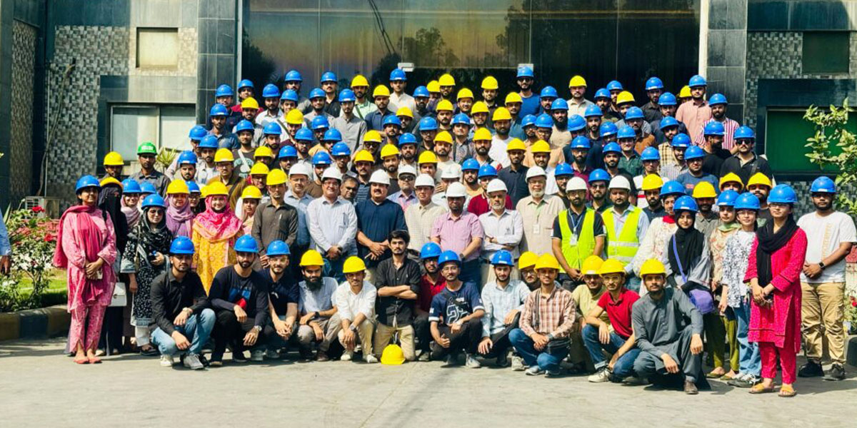 Civil Engineering Students Gain Industry Insight at Gharibwaal Cement Factory